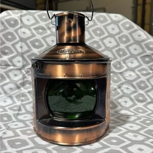 Copper and Green Nautical Lantern
